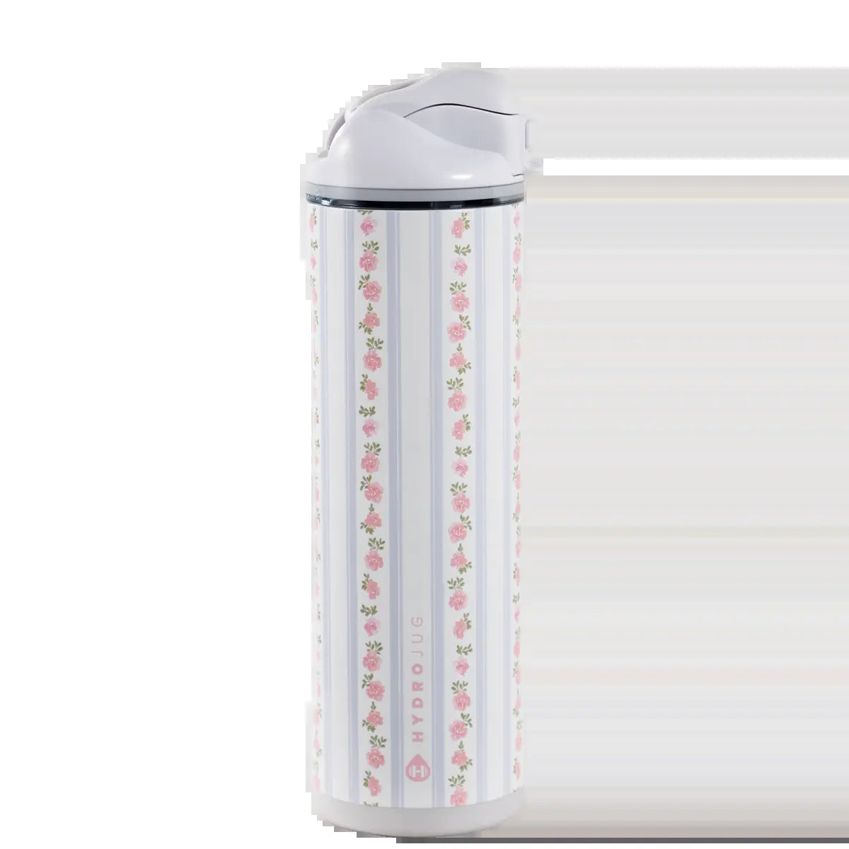 Hydrojug Ease2O Water Bottle with Straw & Chug Lid, Stainless Steel, Vented Cap to Help Reduce Pressure, Water-Level Window, Cup Holder Friendly, Non-Slip Base
