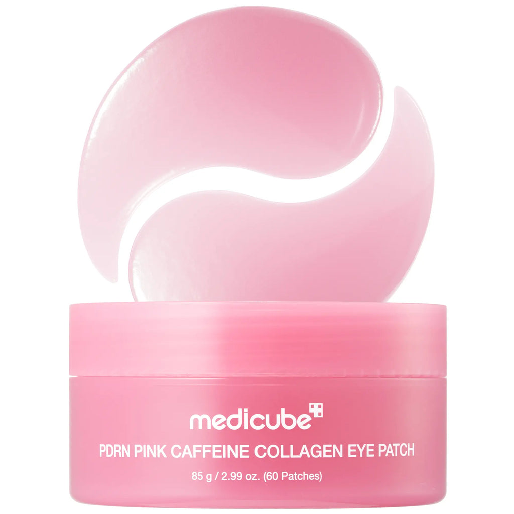 [NEW] [Medicube] PDRN Pink Caffeine Collagen Eye Patch for Night CareㅣFuller-Looking Eye Area, Under-Eye Puffiness, Dark Circles Care for Smooth, Radiant & Youthful-Looking | Korean Skincare, K-Beauty