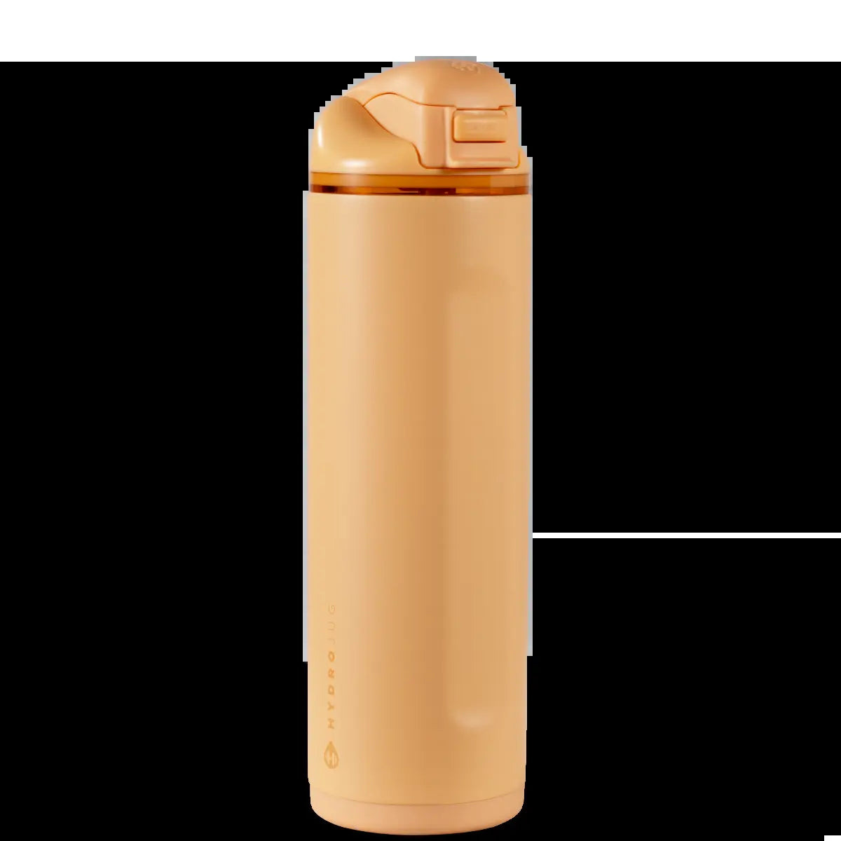 Hydrojug Ease2O Water Bottle with Straw & Chug Lid, Stainless Steel, Vented Cap to Help Reduce Pressure, Water-Level Window, Cup Holder Friendly, Non-Slip Base