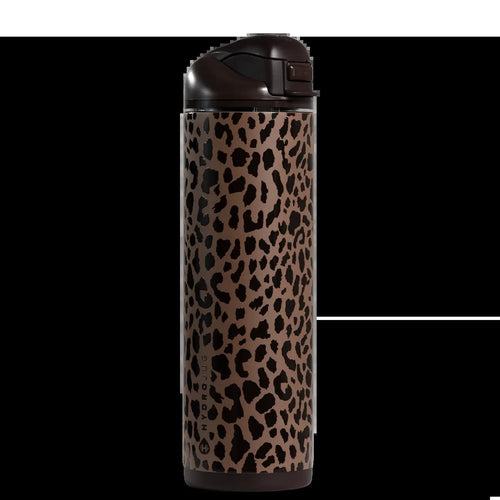 Hydrojug Ease2O Water Bottle with Straw & Chug Lid, Stainless Steel, Vented Cap to Help Reduce Pressure, Water-Level Window, Cup Holder Friendly, Non-Slip Base